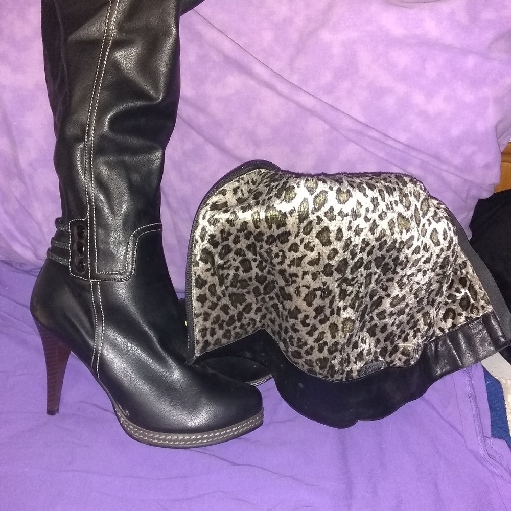Knee high boots